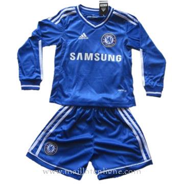 Maillot Chelsea Manche Longue Enfant Domicile 2013-2014